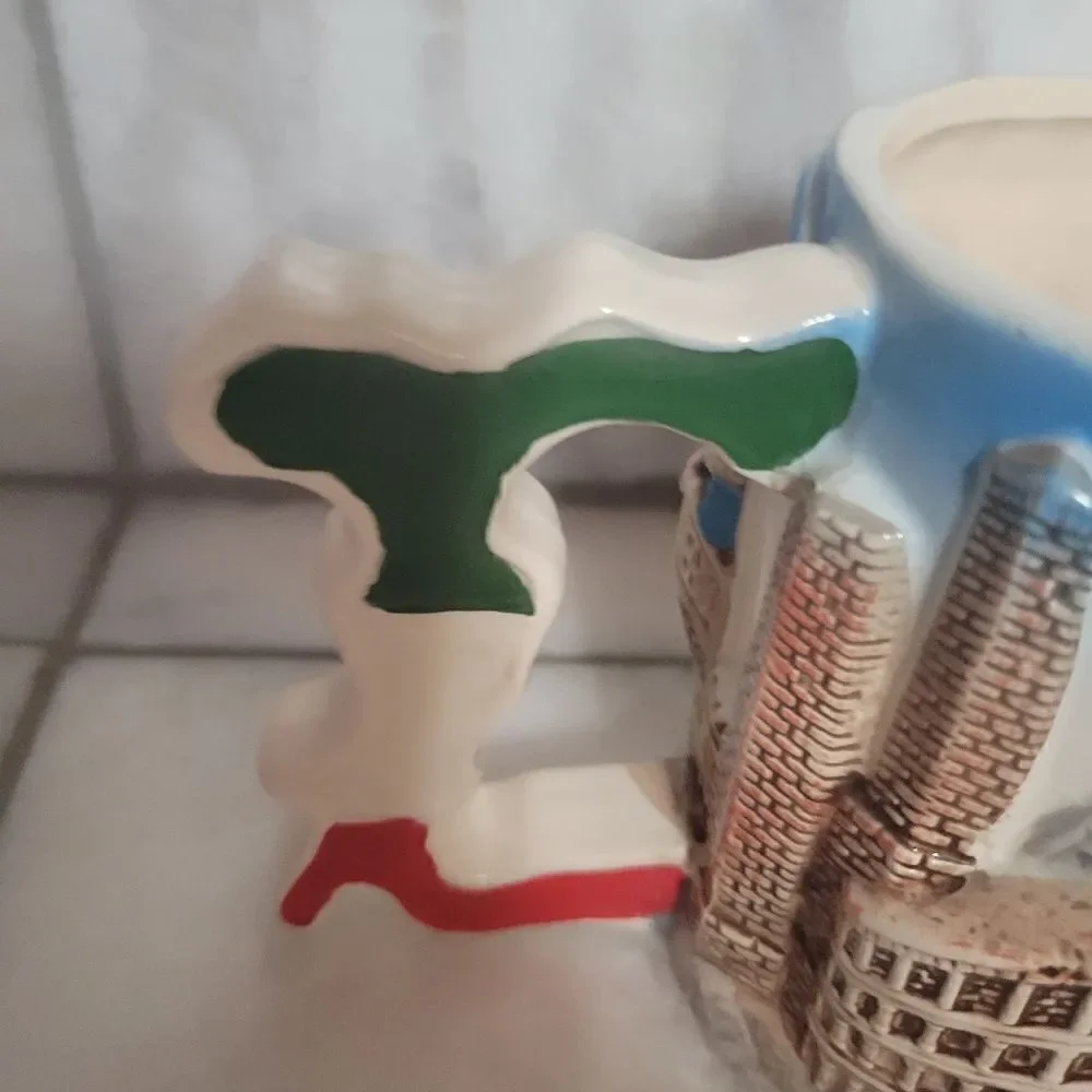 Italia 3D Souvenir Boot Handle Coffee Tea Mug 12 oz